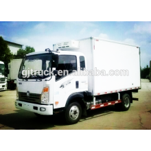 4X2 drive 3-6T loading capacity Sinotruk HOW Refrigerator Truck/ freezer truck /chiller truck/ refrigerated truck/ cooling truck